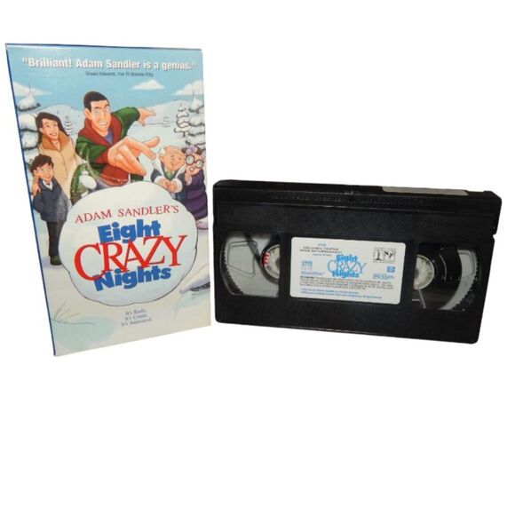 ADAM SANDLER'S EIGHT CRAZY NIGHTS vintage VHS in original paper case - Picture 2 of 6